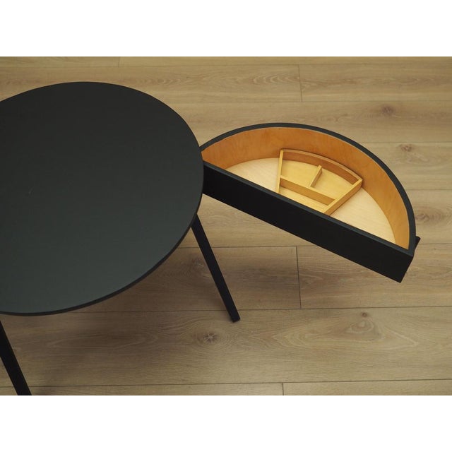 Black Vintage Danish Sewing Table, 1970s For Sale - Image 8 of 13