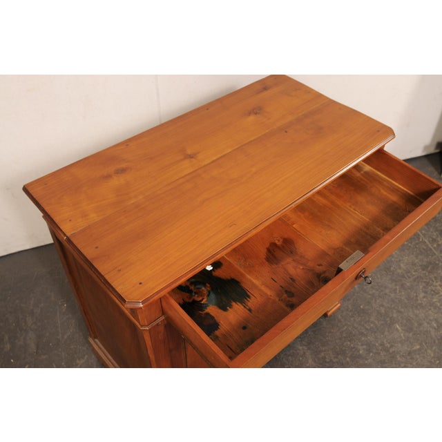 Wood French Antique Cherry Wood 2-Door Cabinet For Sale - Image 7 of 14