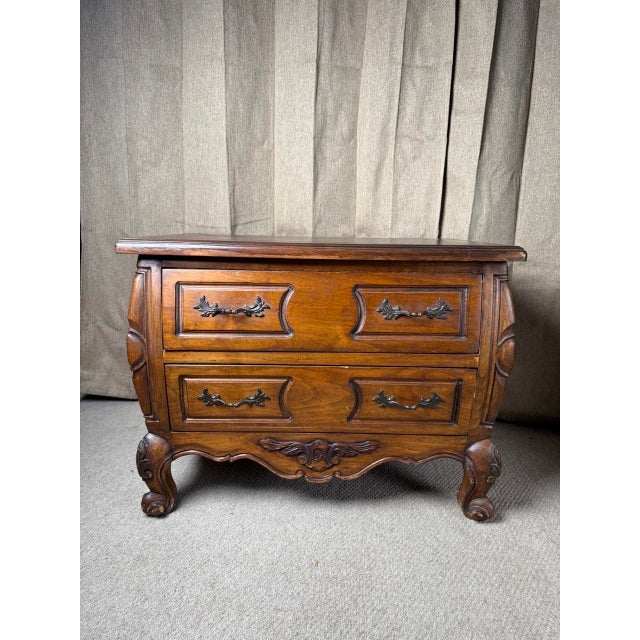 Louis XV Dutch Chest of Drawers, 1960s, Set of 2 For Sale - Image 4 of 14
