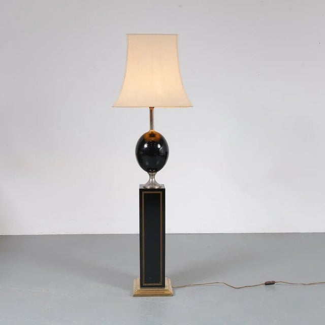 French Floor Lamp by Maison Barbier, 1970s For Sale - Image 12 of 14