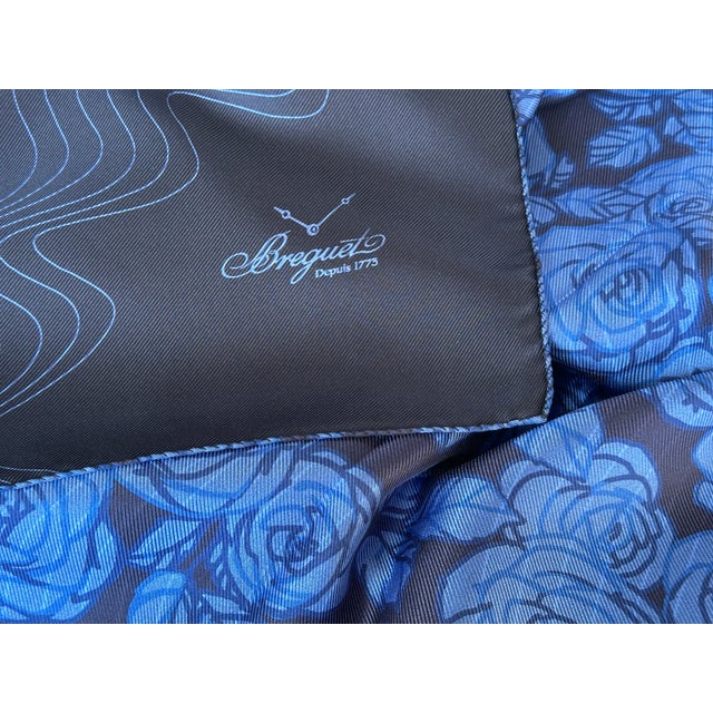 Breguet Silk Scarf Textile Home Decor For Sale - Image 4 of 8