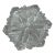 Early 21st Century Glass Snowflake Design Covered Dish/Décor For Sale