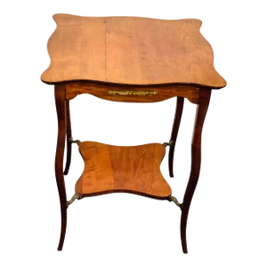 Early 20th Century Queen Anne Two Tier Parlor Table