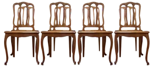 Louis Xv Style Cane Chairs, Set of 8