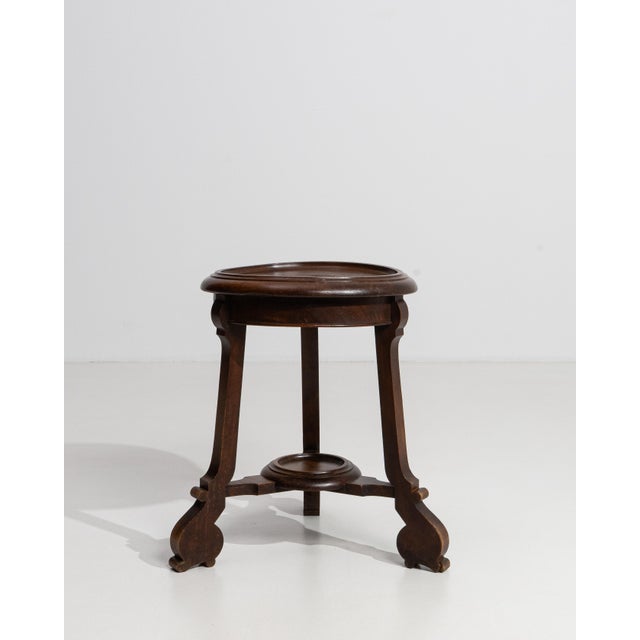 Wood 19th Century Eclectic Pedestal Table For Sale - Image 7 of 13