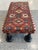 1940s 1940s Kilim Ottoman With Cast Iron Tassel Legs For Sale - Image 5 of 12