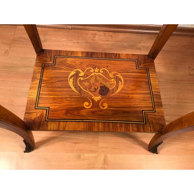 Brown Napoleon III Side Table, France, 1870s For Sale - Image 8 of 10