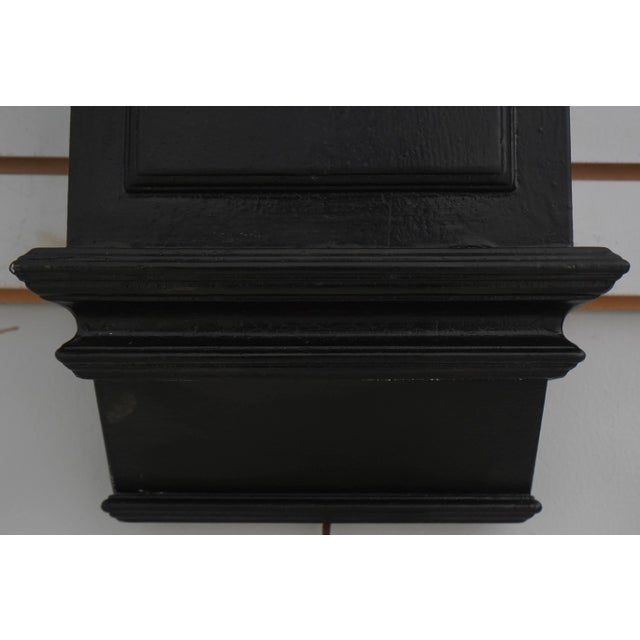 Chinoiserie Decorated Finish Electric Wall Clock For Sale - Image 4 of 12