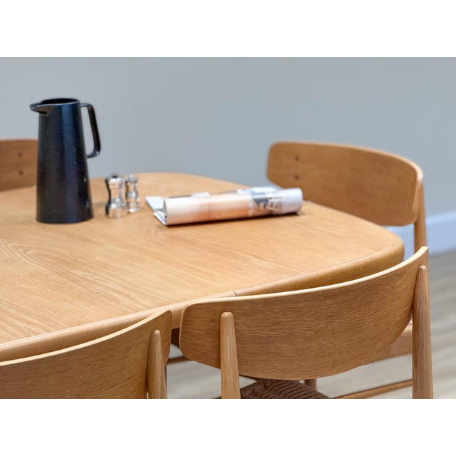 Danish Double Extending Oak Dining Table from Skovby, 1960s For Sale - Image 4 of 18