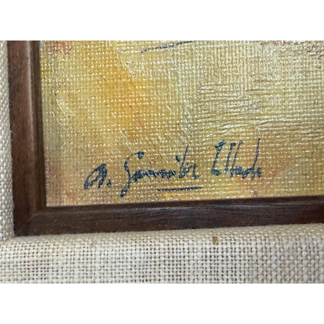 1960s Antonio González Collado (Born 1930) Original Signed Oil on Canvas For Sale In Los Angeles - Image 6 of 10
