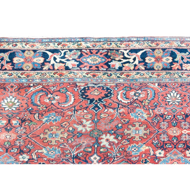 Textile Early 20th Century Persian Sultanabad Rug For Sale - Image 7 of 14