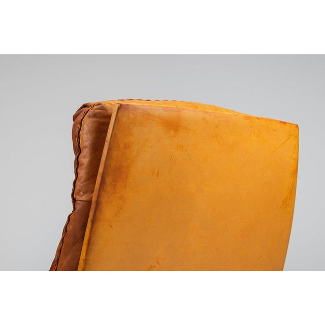 Vintage DS-31 High-Back Lounge Chair in Naturel Leather from de Sede, 1970 For Sale - Image 14 of 18