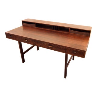 Rosewood Flip Top Desk by Peter Løvig Nielsen For Sale
