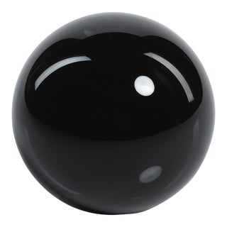 Noyon Crystal Glass Fill Decorative Ball, 4" For Sale