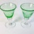 Vintage Italian Rustic European Controlled Bubble Hand Blown Glass Wine Goblets - Set of 7, After Murano For Sale - Image 9 of 9
