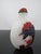 Late 19th Century Chinese Ruyi Crab Lotus Carved Overlay Red & Blue Peking Glass Snuff Bottle For Sale - Image 5 of 11