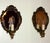 Metal Antique Brass Mirror Putti Wall Lamps from Unbekannt, 1920s, Set of 2 For Sale - Image 7 of 8