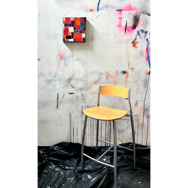 Abstract Structure 204 - Oil on Canvas by Kymm Swank For Sale - Image 3 of 5