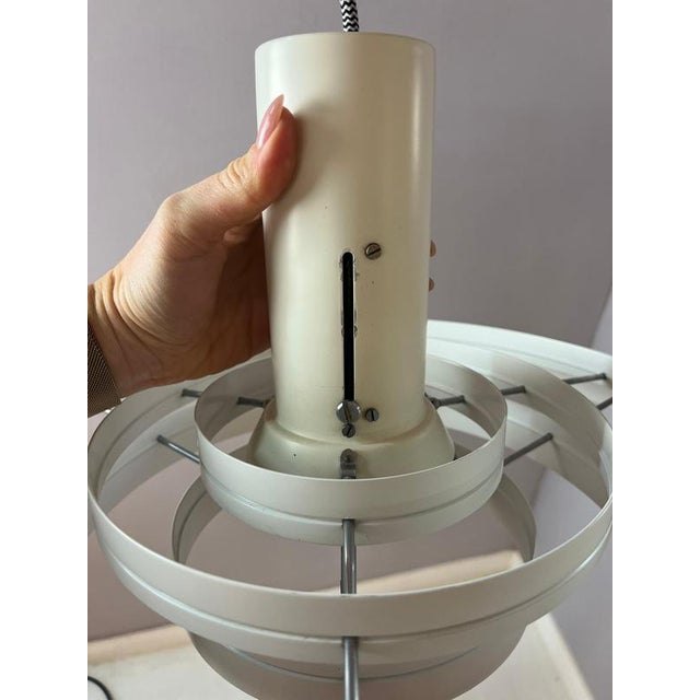 Metal Fibonacci Pendant Lamp in White by Sophus Frandsen for Fog & Mørup For Sale - Image 7 of 11