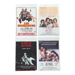 American Movie Posters in French - Set of 4 For Sale
