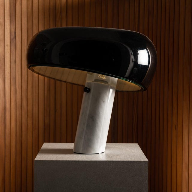 Mid-Century Modern Snoopy Table Lamp by Achille & Pier Giacomo Castiglioni for Flos, 1960s For Sale - Image 3 of 11