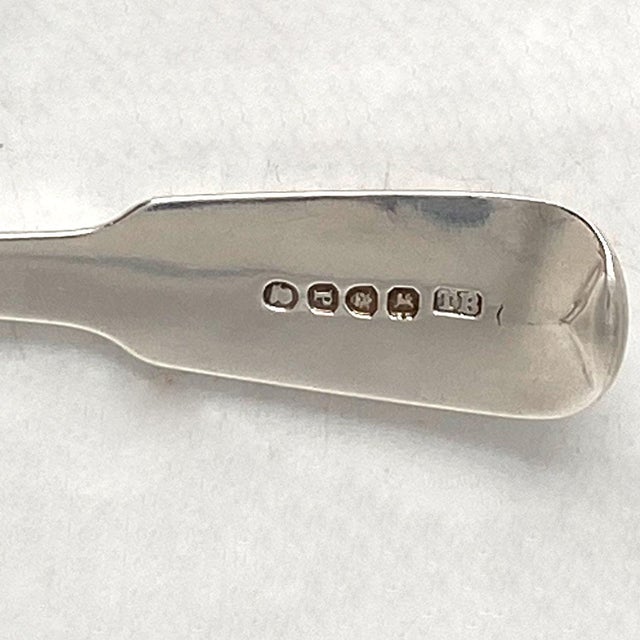 1810 English Georgian Thomas Bamford II Sterling Silver Sauce Ladle For Sale In Denver - Image 6 of 7