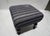 Blue Custom Stripped Brentwood Footstool by Rooms & Gardens For Sale - Image 8 of 12