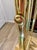 1960s Fabulous Hollywood Regency Brass Floor Mirror For Sale - Image 10 of 15