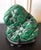 Stone Malachite Rock on Display Stand Chinese Scholar Stone For Sale - Image 7 of 10