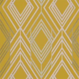 Zoffany Geometrica Fabric in Tigers Eye For Sale