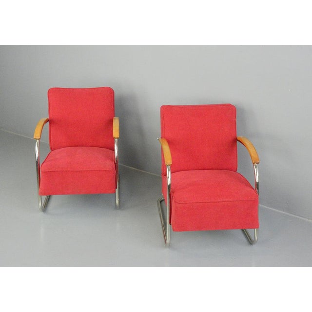 Vintage Bauhaus Lounge Chair by Mucke Melder, 1930s For Sale - Image 12 of 13