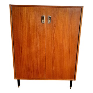 Vintage Shoe Cabinet in Cherry, 1960s For Sale