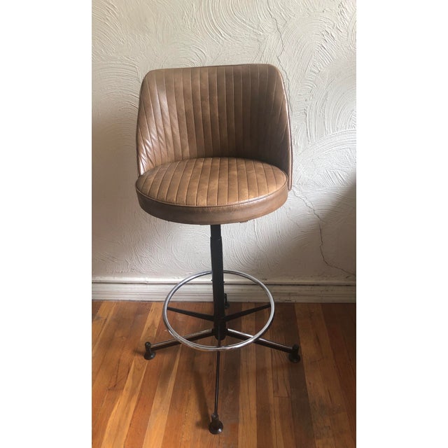 Mid Century Cosco Swivel Bar Stools - Set of 2 | Chairish