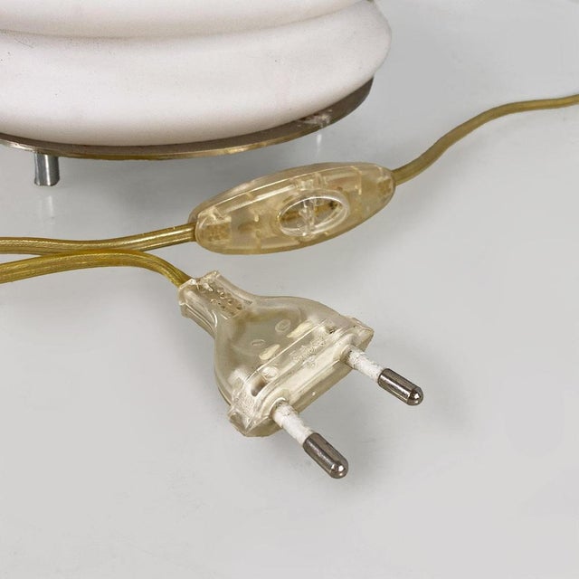 Metal Italian Modern Murano Glass Lantern Table Lamp by Paola Navone Antonangeli, 2000s For Sale - Image 7 of 13