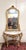 Louis XV Curved Console Table and Mirror in Gilded and Lacquered Wood For Sale - Image 6 of 10