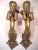 A truly unique and fabulous pair of antique Indian deity bronze door pulls. Each door handle is in itself a work of art....