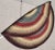 1930's Room size round braided mat in fine condition.Very country and vibrant colors.