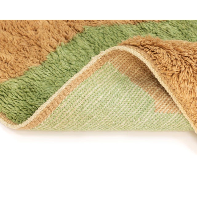 Hand-Knotted Wool Rug by Azele Studio For Sale - Image 6 of 9