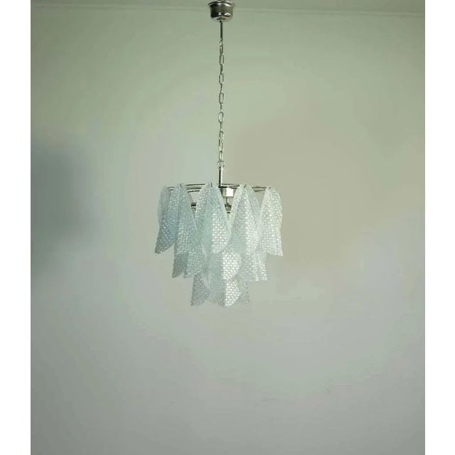 Italian Murano Glass Chandelier, 1984 For Sale - Image 9 of 9