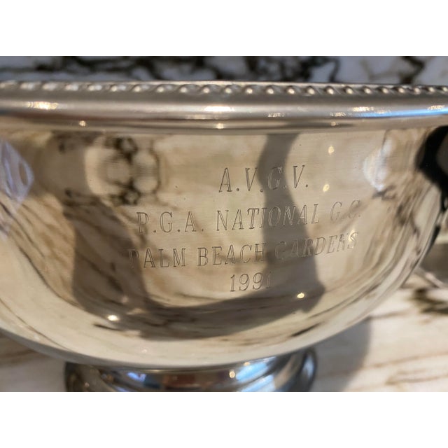 1990s Silver Golf Pga Palm Beach Prizes, Pair For Sale - Image 5 of 9
