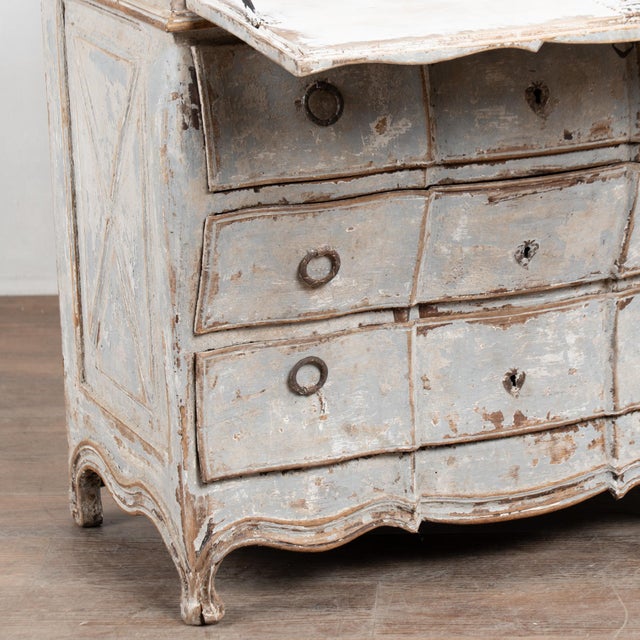 19th Century Swedish Oak Ladies’ Writing Desk Secretary For Sale - Image 11 of 15