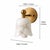 Brass Alabaster Flower Wall Sconces, Brass Ruffle Alabaster Flower Shade, Wall Sconce Marble Wall Light Pair of 2 For Sale - Image 9 of 11