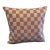 Terra Cotta & Cream Throw Pillow For Sale