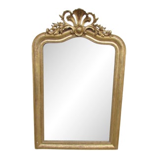 Antique Louis Philippe Giltwood Mirror For Sale