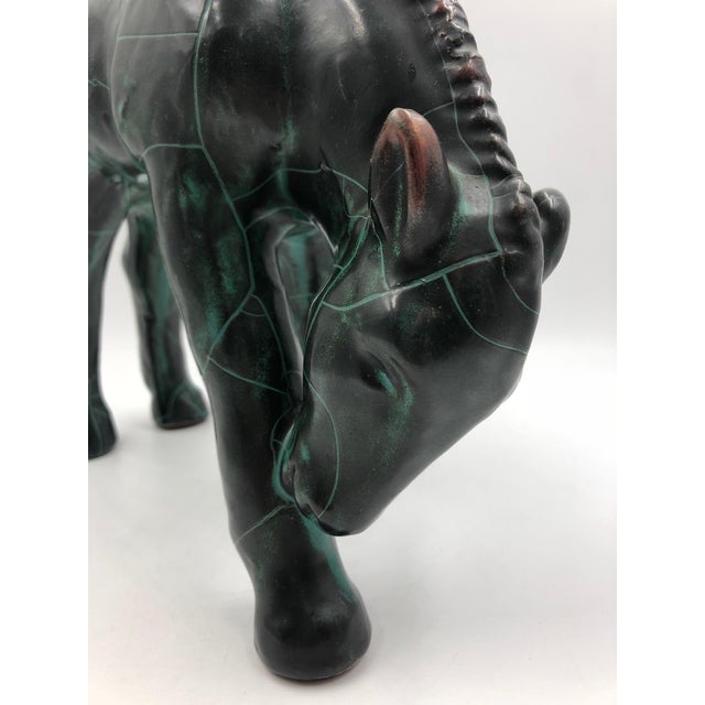 Art Deco Ceramics Horse by Paul Dresler for Töpferei Grootenburg, 1930s For Sale - Image 11 of 12