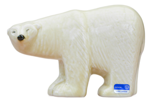Polar Bear Figurine in Glazed Stoneware by Lisa Larson for Gustavsberg, 1970s