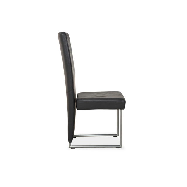 Model 7400 Chairs in Grey Leather from Rolf Benz, Set of 6 For Sale - Image 10 of 14