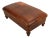 Restoration Hardware Patchwork Leather Ottoman For Sale