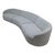 Curved Sectional Sofa in Grey Boucle by Kabinet For Sale - Image 4 of 9