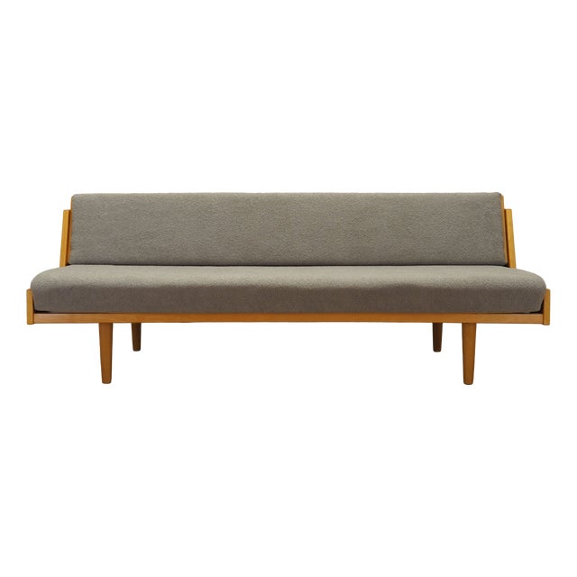 Danish Beech Sofa by Hans. J. Wegner for Getama, 1960s For Sale